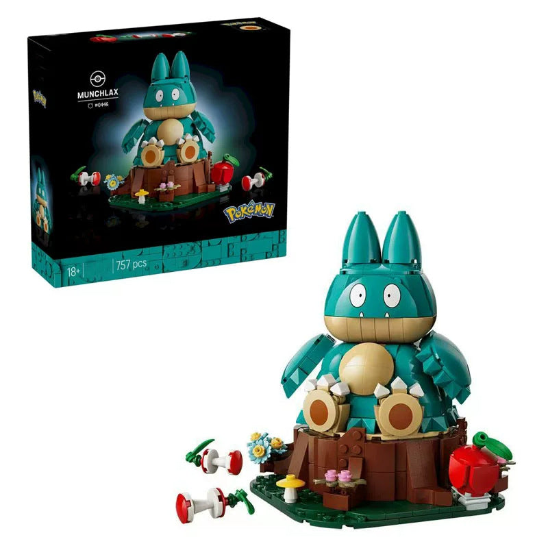 Munchlax 757-piece character building block set assembled