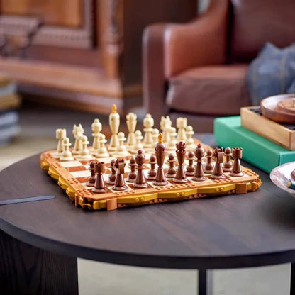 Gallery photo of the finished traditional chess set