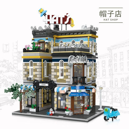 Hat Store Building Block Set – 3140 PCS – detail view 1