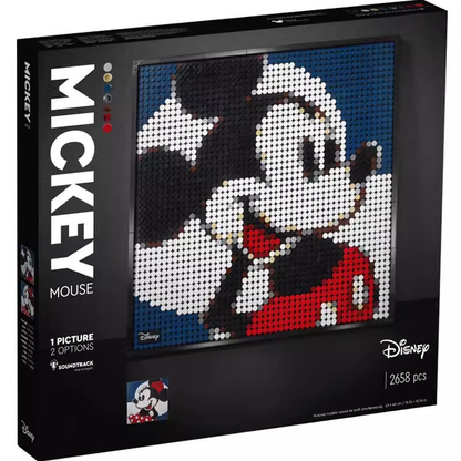 Mickey Mouse 2658-piece brick model, additional view