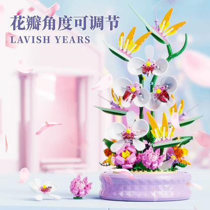 Luxury Years building block set, front view