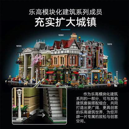 Tudor Corner Building Blocks Set 10350 – 3266 PCS Modular Architecture Brick Construction Model for Collectors & Adults