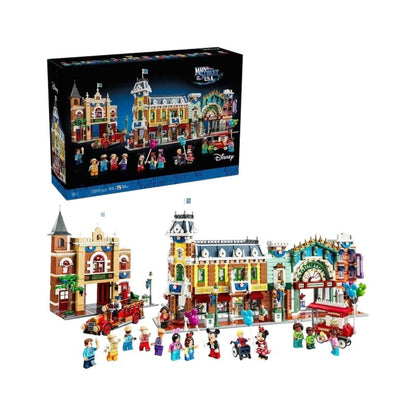 Modular main street storefronts building block model