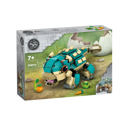 Baby Bumpy Ankylosaurus dinosaur building block set main product photo