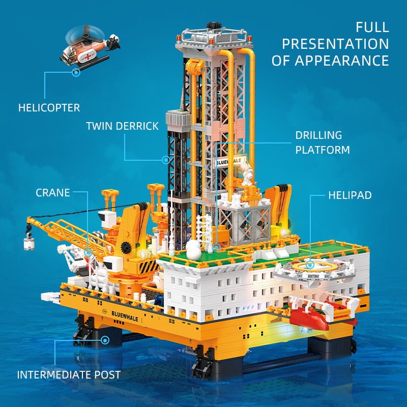 Blue Whale Building Block Set – 3271 PCS – detail view 1