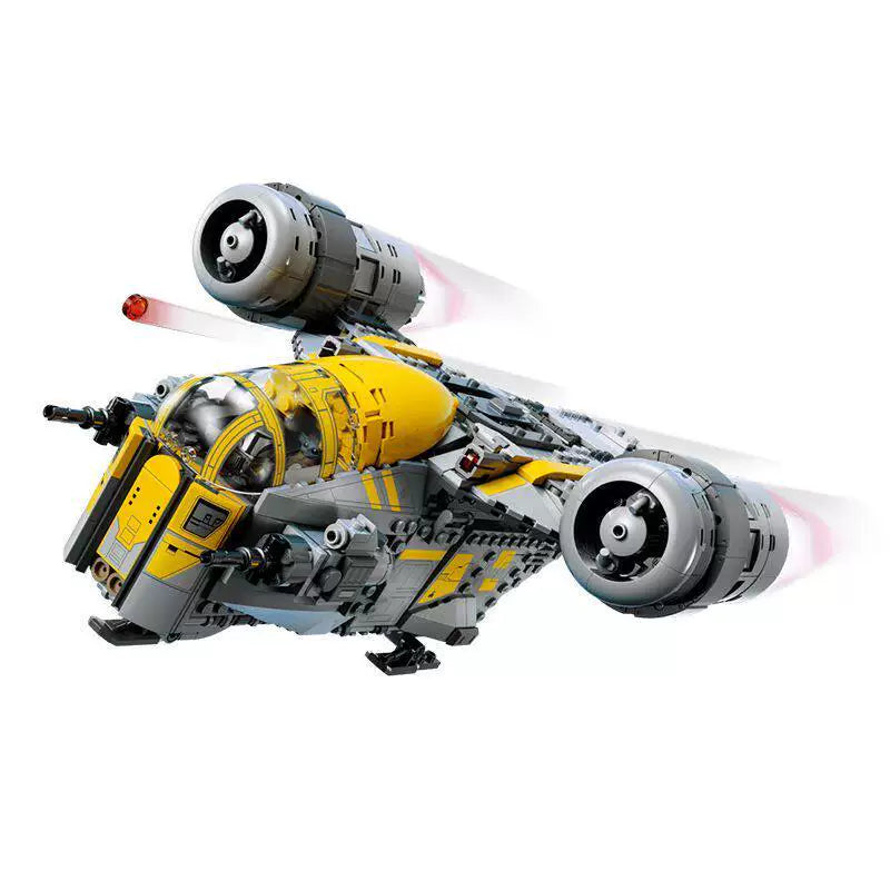 Rear engine detail on the gunship building block model