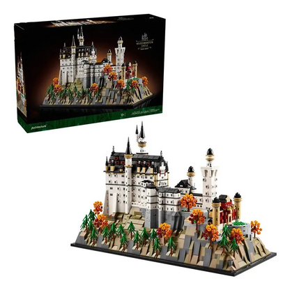 Neuschwanstein castle building block set with 3455 pieces