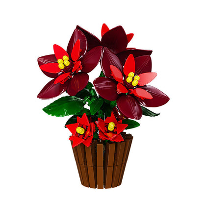 Plant building block set, completed model