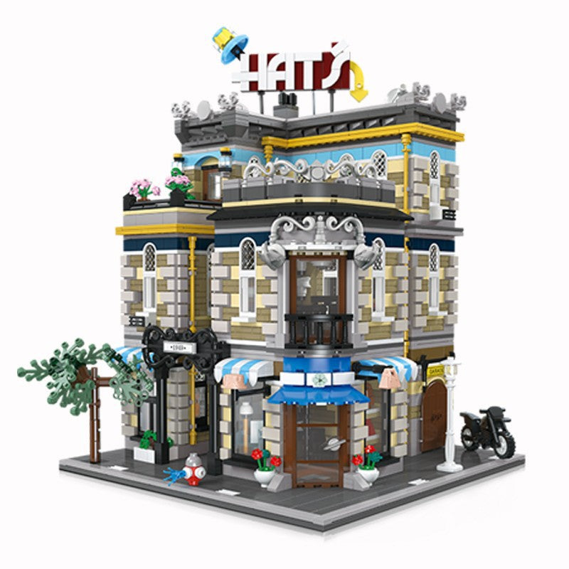 Hat Store Building Block Set – 3140 PCS – detail view 4