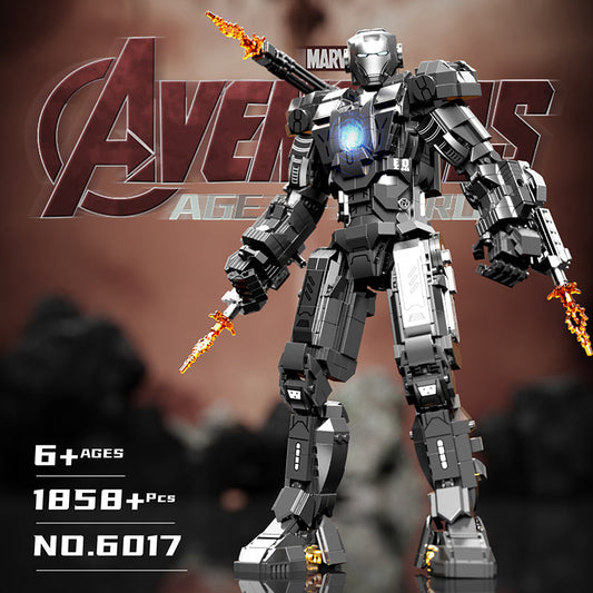 Iron Man War Machine Mark I superhero building block set, main product image