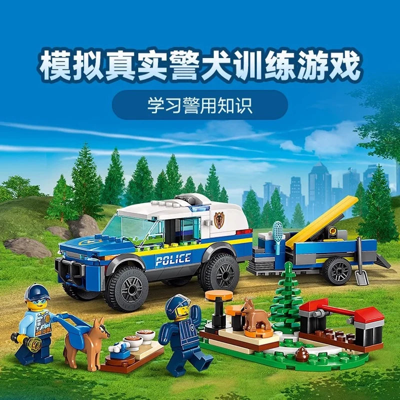 Product gallery photo of the assembled police set