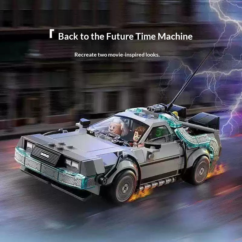 Assembled time machine brick model, gallery photo