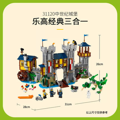Medieval castle building set gallery photo
