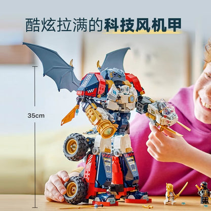Further gallery image of the combiner mech building set