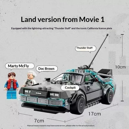 Time machine building set shown from another angle