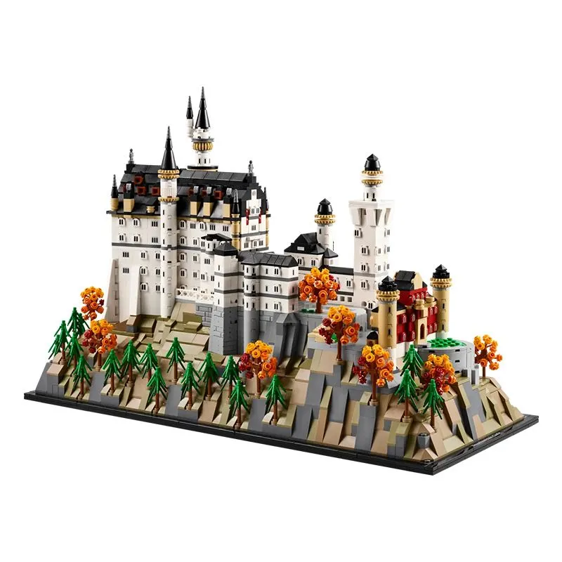 Castle building blocks display photo