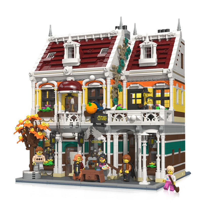 clothing store building block set interior detail