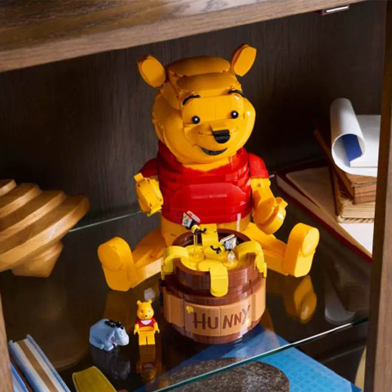 Assembled Winnie the Pooh brick model, gallery photo