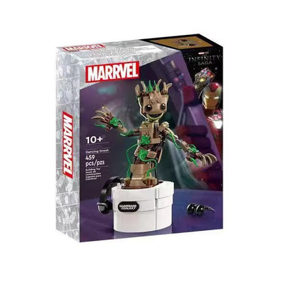 Dancing Groot 459-piece character building block set assembled