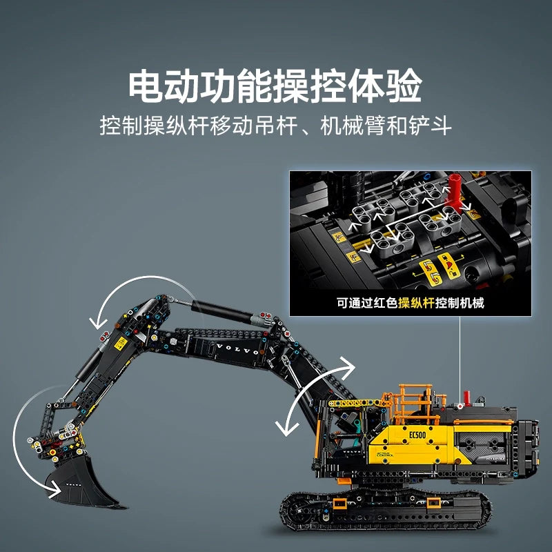 Volvo EC500 Hybrid building block model, assembled model