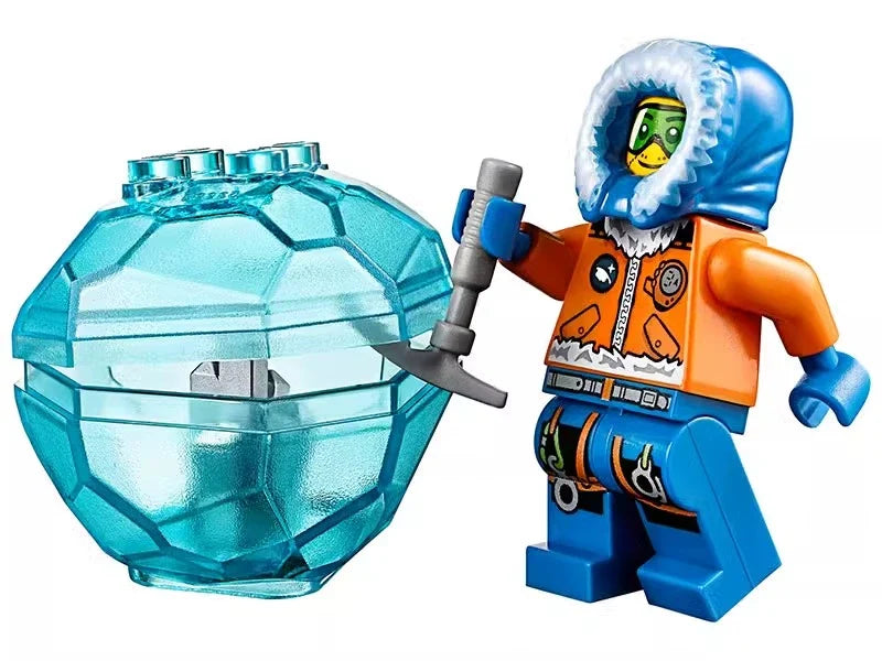 Gallery photo of the completed ice crawler display set