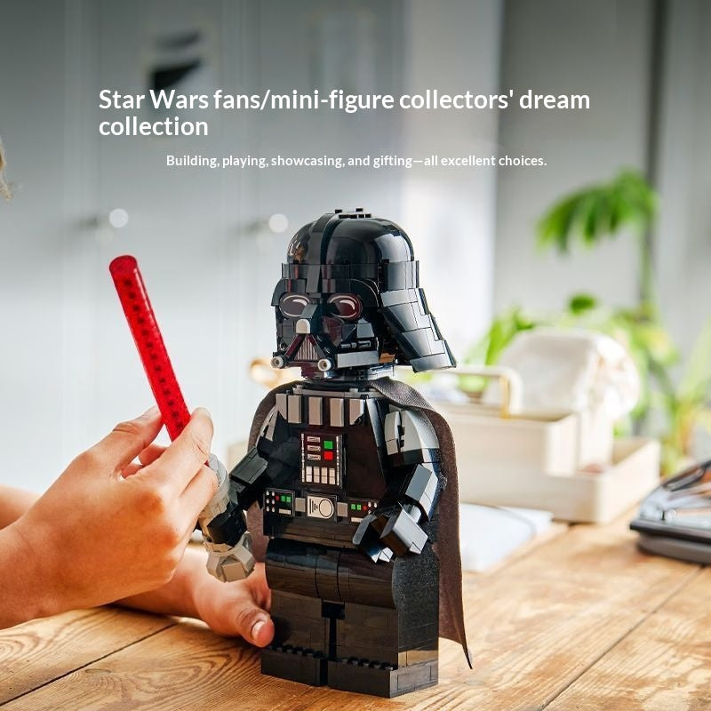 Assembled Darth Vader brick figure, gallery photo