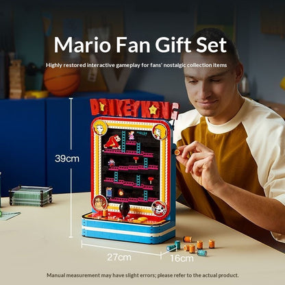 Upper marquee section of the brick arcade cabinet