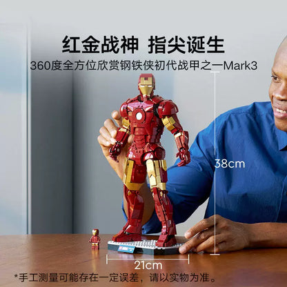 Another view of the Iron Man Mark 3 display build