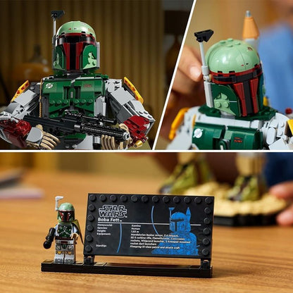 Side angle of the assembled armored character build