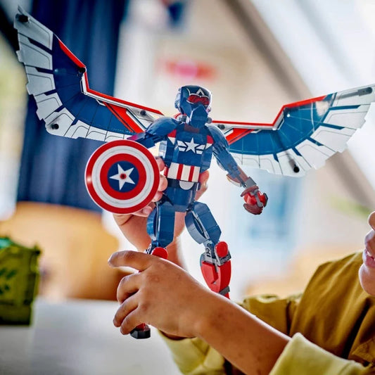 Captain America construction figure building block set main product photo