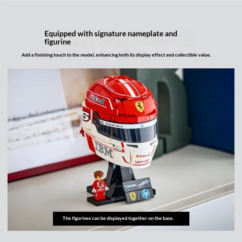 Side profile of the motorsport helmet model