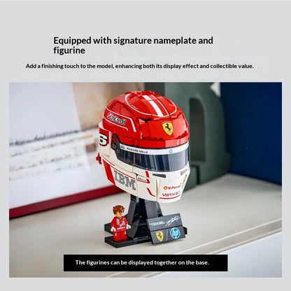 Side profile of the motorsport helmet model