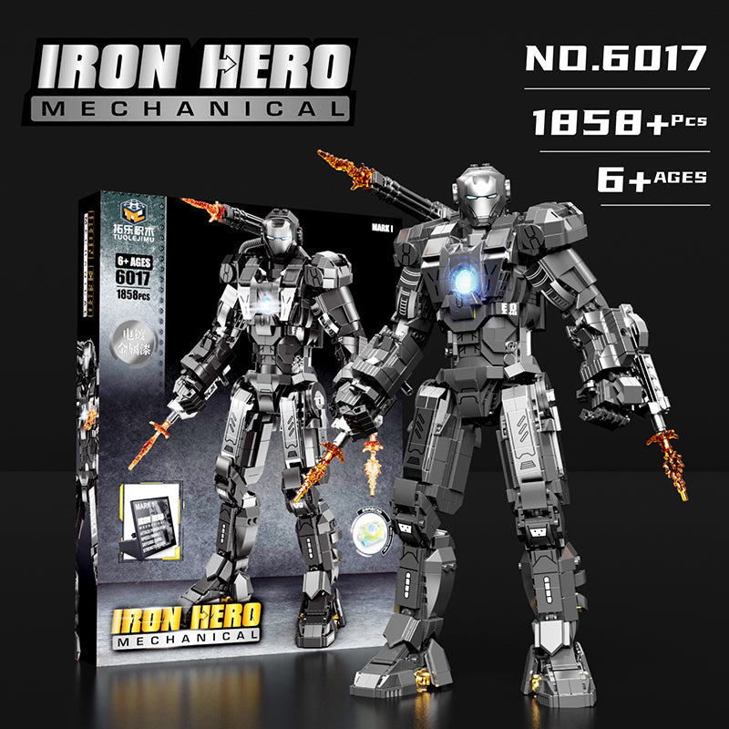 Extra product view of the superhero display model