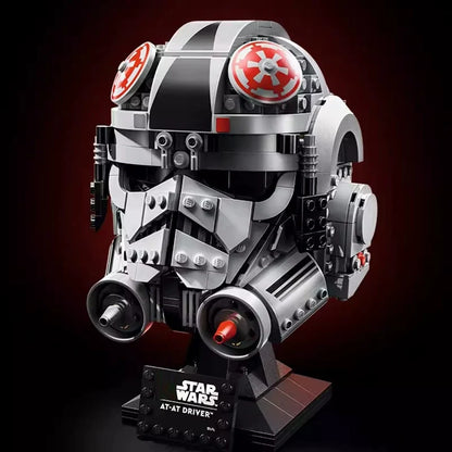 AT-AT driver helmet building block set main view