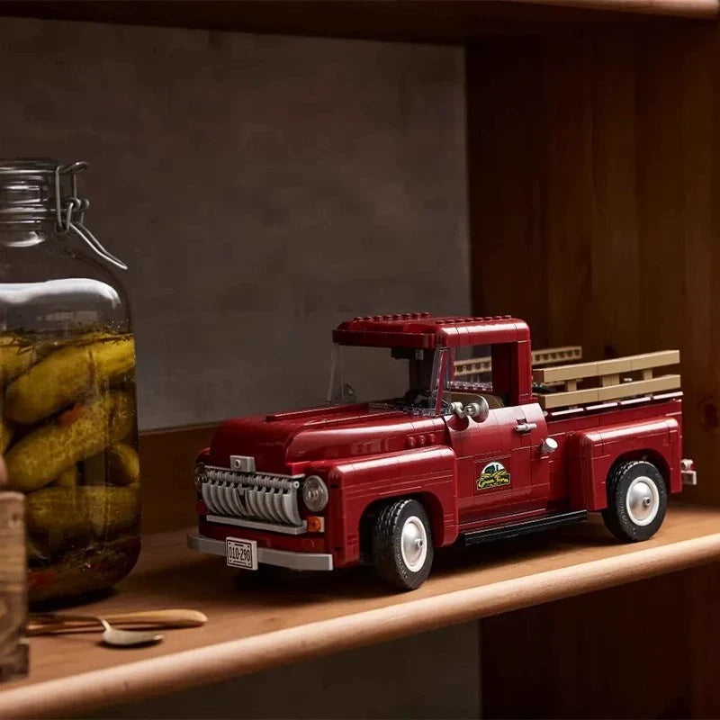 Product information image for the pickup truck block set