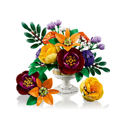 Flower arrangement 1161-piece building block set assembled