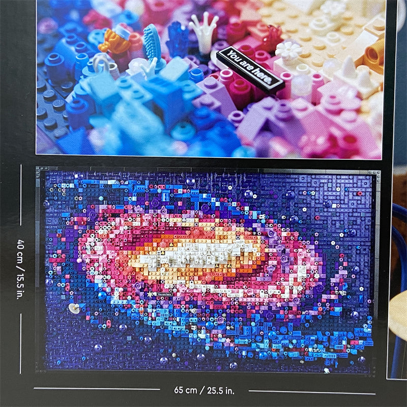 Full view of the Milky Way brick model