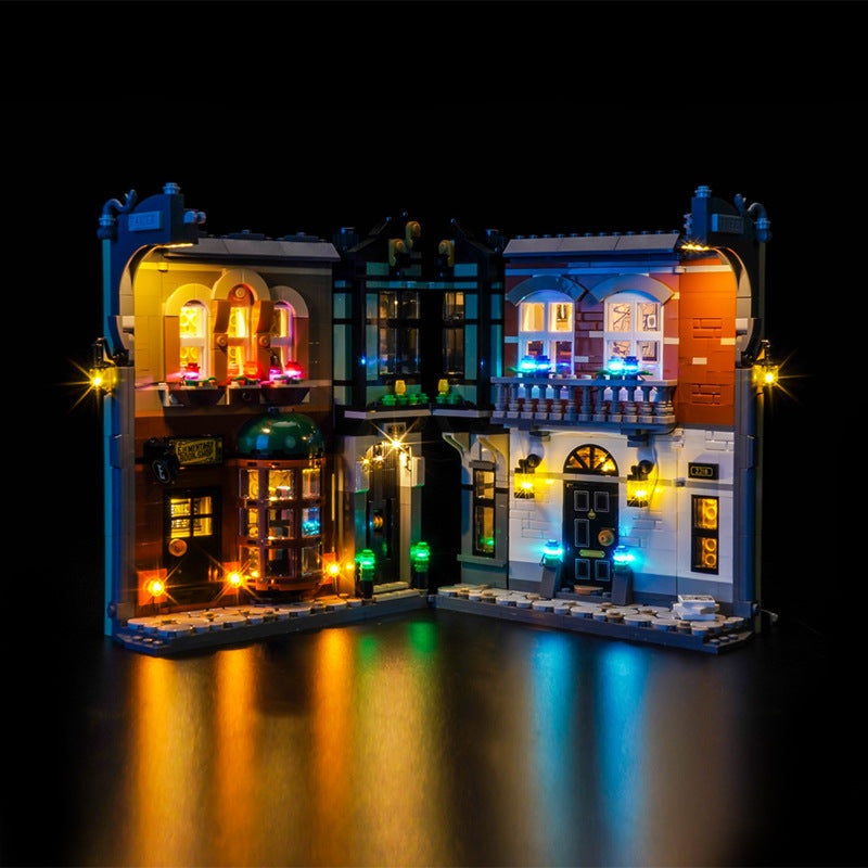 Sherlock Holmes Book Nook Building Set interior detail view