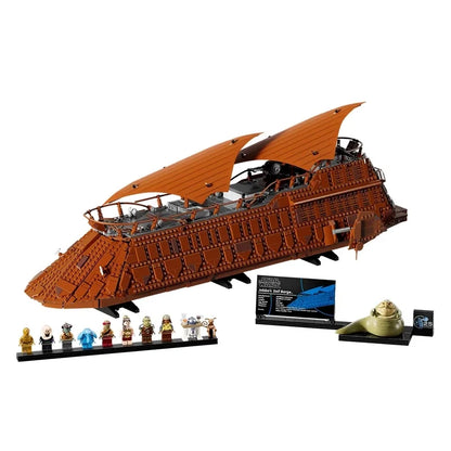 Bricks-only version of the 3942 PCS sail barge set