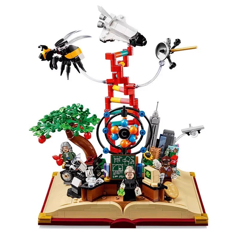 Final gallery photo of the STEM building block set