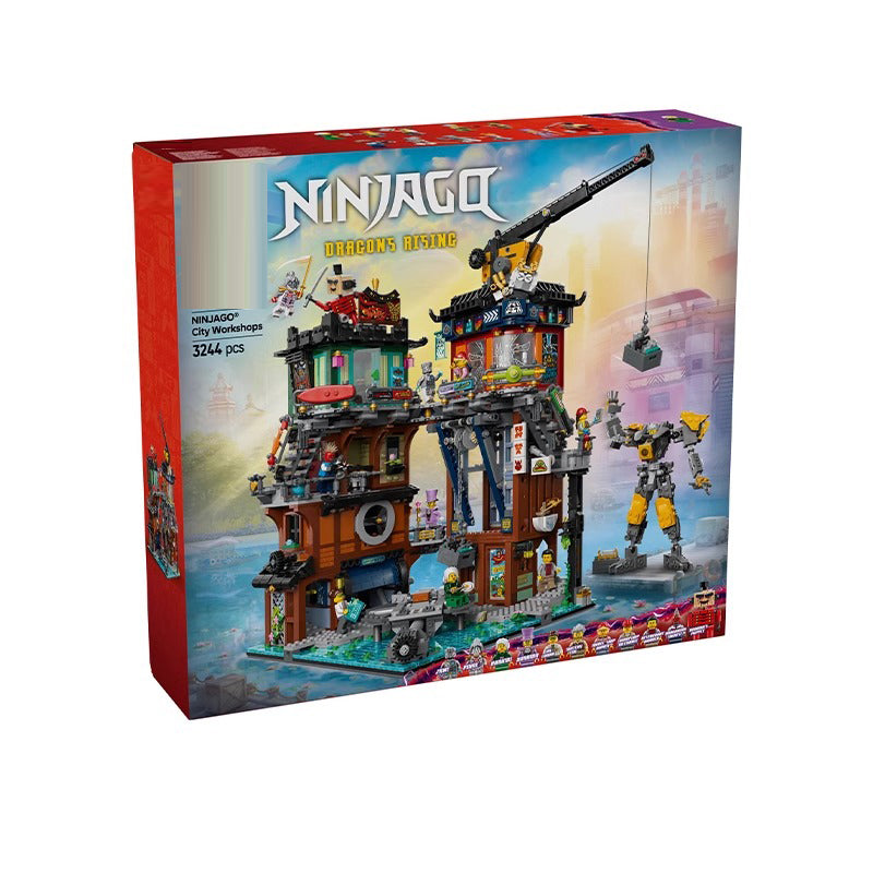 NINJAGO City Workshops building block set main view