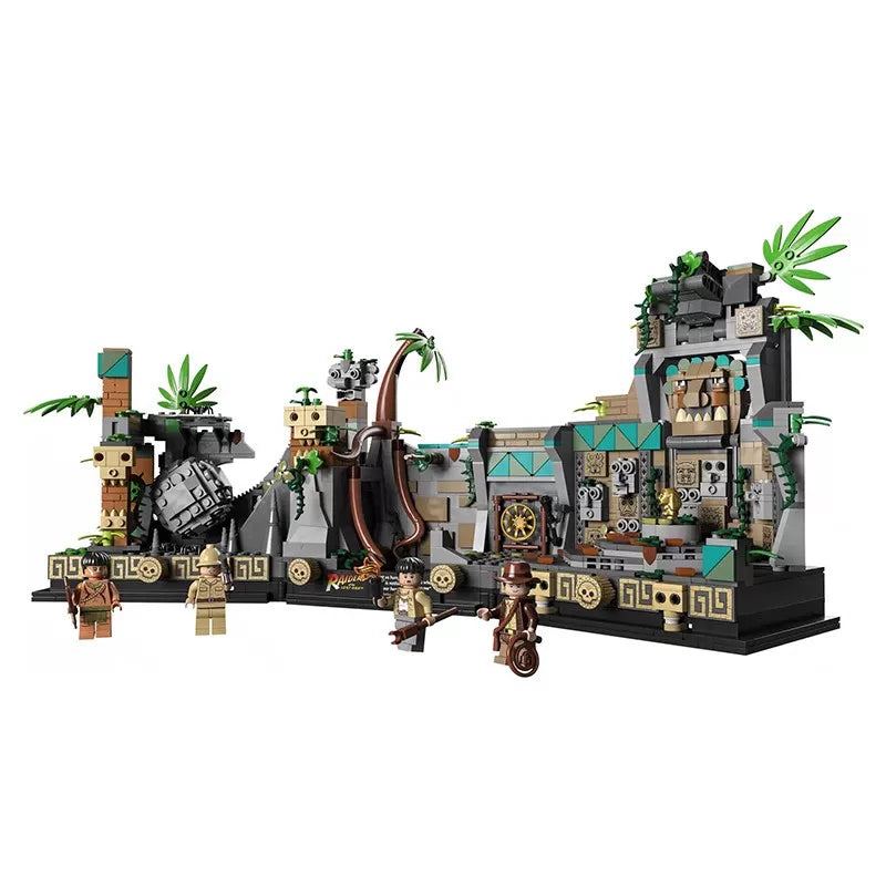 Additional product photo of the assembled Golden Idol temple block model