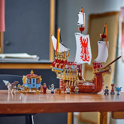 Additional angle of the assembled scene display model