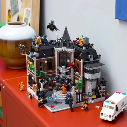 DC Batman Arkham Asylum 76300 MOC – 2953PCS LEGO-Compatible Building Blocks | Gotham Gothic Collector Set