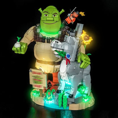 Fairytale character set with optional LED lighting kit