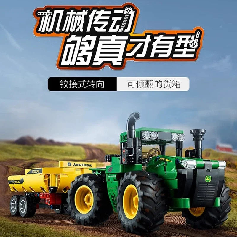 John Deere 9620R 4WD tractor building block set main product photo