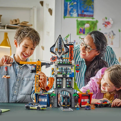 The City Tower building block model, assembled model