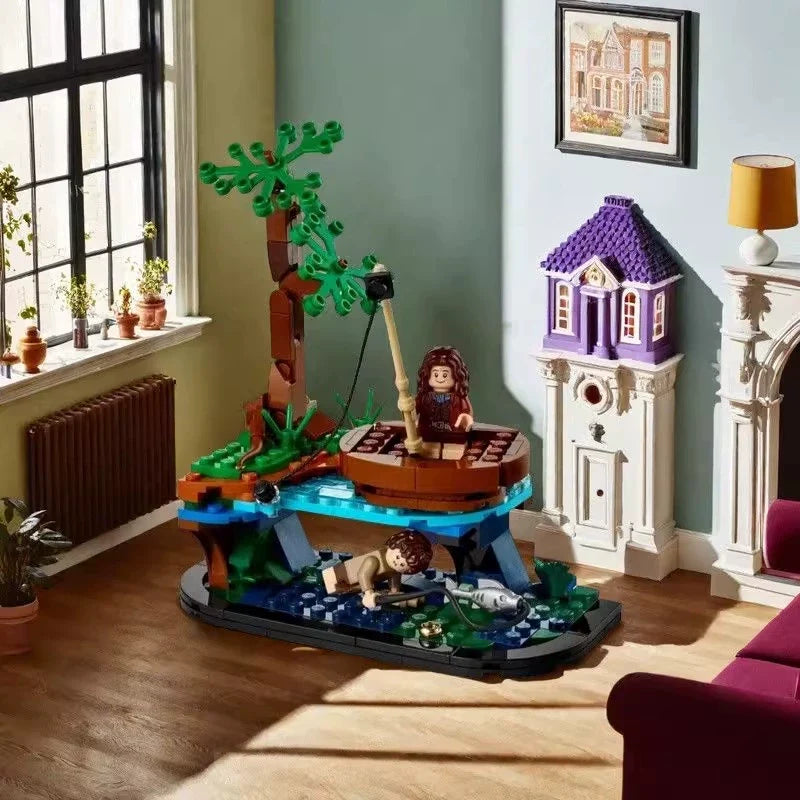 Detail view of the 181 piece fantasy set