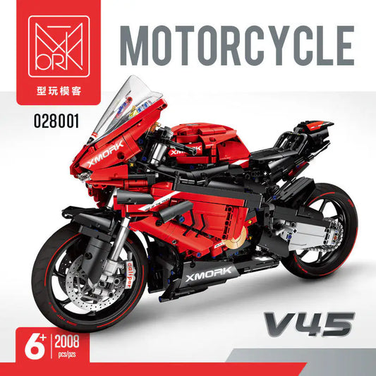 Ducati Panigale V4 S Building Set – 2008 PCS Premium Superbike Model Kit | Advanced Motorcycle Brick Set for Adults