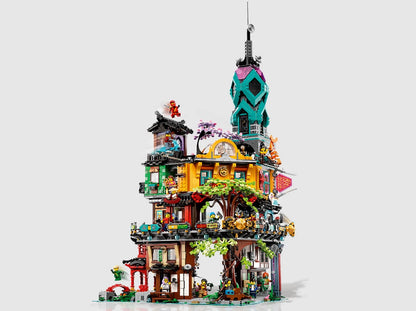 Ninjago City Gardens Building Set 71741 – 5685 PCS Modular Tower City Kit | Premium Collector Brick Set